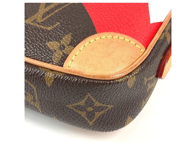 Pochette Panam Monogram Game On M57450 di Louis Vuitton Marrone Rosso Monogramma - vista 6