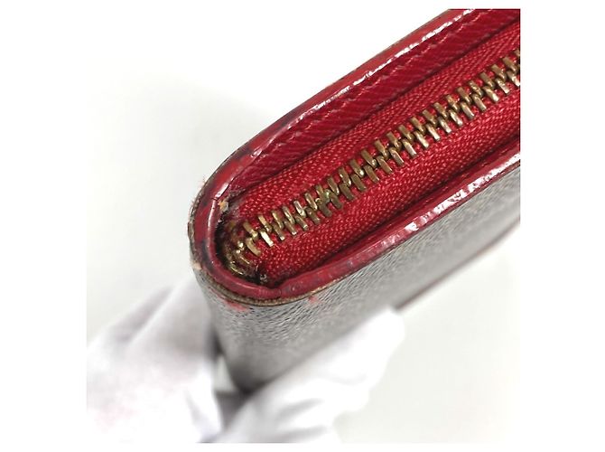 Louis Vuitton Monogram Cherry Long Wallet Brown Red - view 10