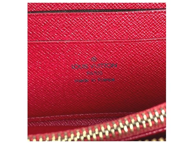 Louis Vuitton Monogram Cherry Long Wallet Brown Red - view 12