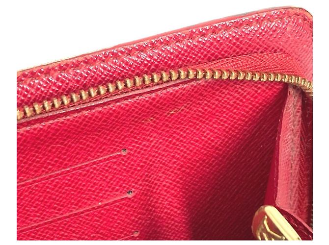 Louis Vuitton Monogram Cherry Long Wallet Brown Red - view 17
