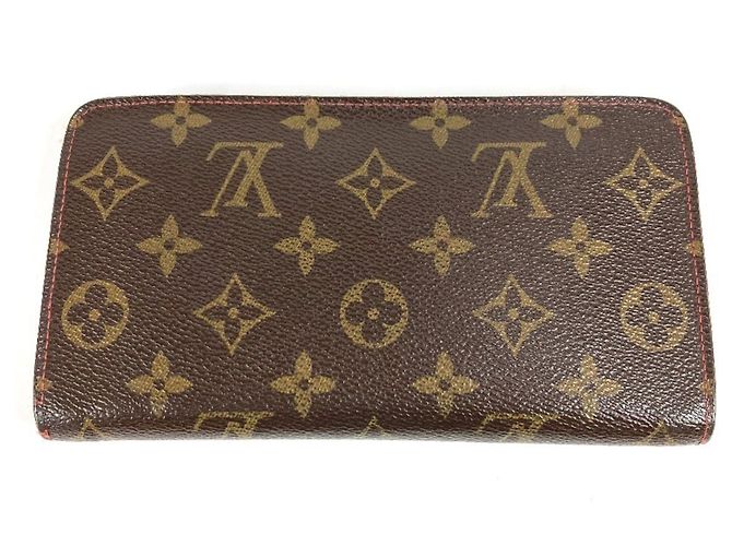 Louis Vuitton Monogram Cherry Long Wallet Brown Red - view 2