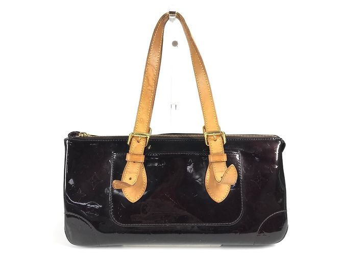 Borsa a Spalla Rosewood Avenue in Monogram Vernis Louis Vuitton Bordò Porpora Monogramma - vista 2