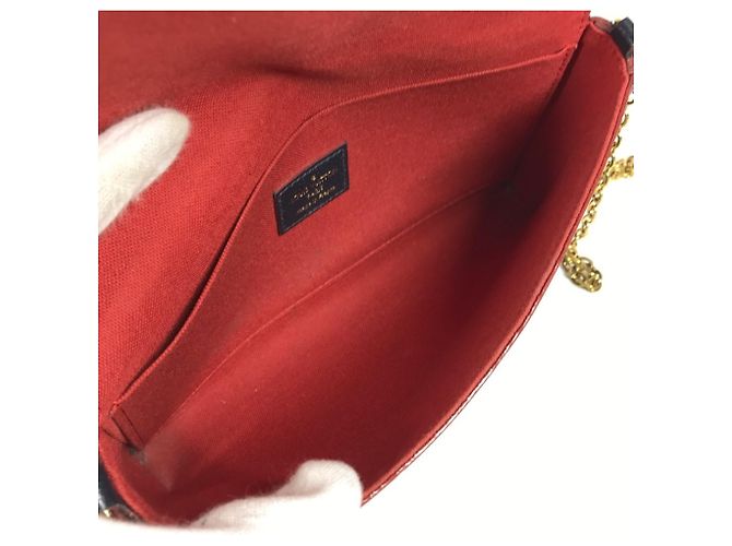 Portafoglio a Catena Monogram Empreinte Louis Vuitton Blu navy - vista 12