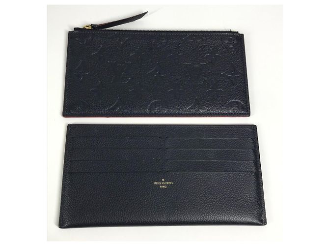 Portafoglio a Catena Monogram Empreinte Louis Vuitton Blu navy - vista 14