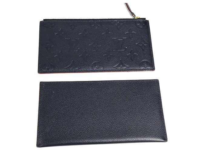 Portafoglio a Catena Monogram Empreinte Louis Vuitton Blu navy - vista 15