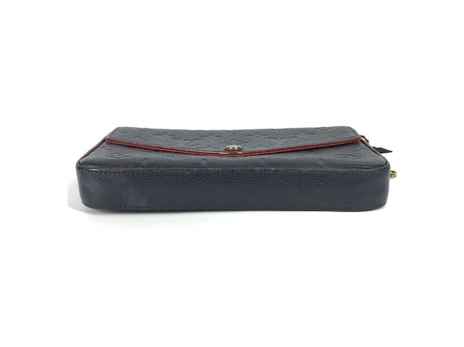 Portafoglio a Catena Monogram Empreinte Louis Vuitton Blu navy - vista 5