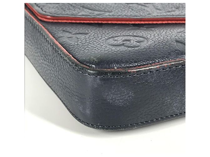 Portafoglio a Catena Monogram Empreinte Louis Vuitton Blu navy - vista 6