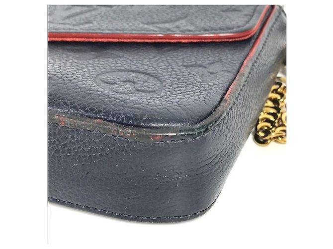Portafoglio a Catena Monogram Empreinte Louis Vuitton Blu navy - vista 7
