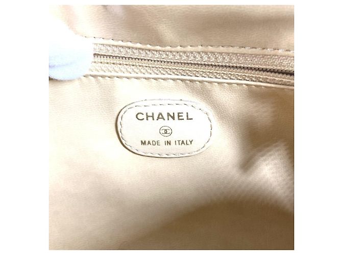 Pochette con Logo CC Coco di Chanel Arancione Giallo - vista 12