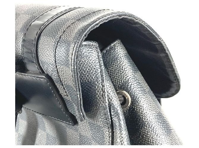 Louis Vuitton Damier Graphite Christopher MM Rucksack Schwarz - Ansicht 11