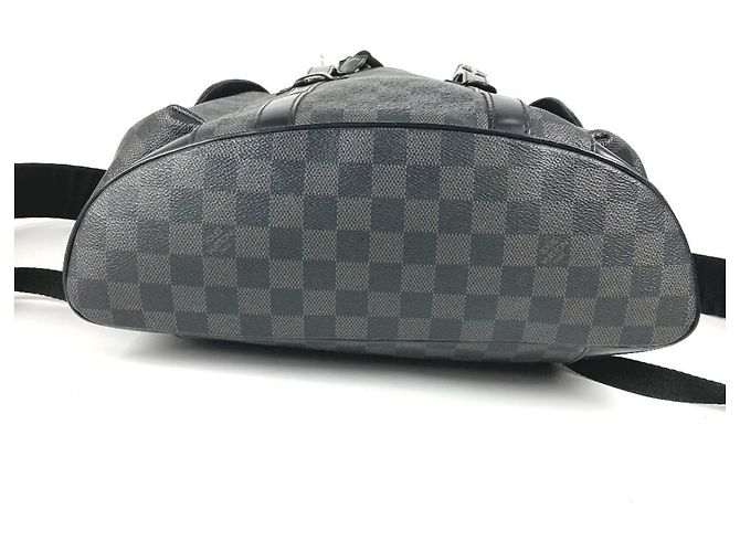 Louis Vuitton Damier Graphite Christopher MM Rucksack Schwarz - Ansicht 5