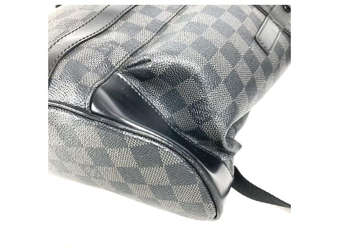 Louis Vuitton Damier Graphite Christopher MM Rucksack Schwarz - Ansicht 6