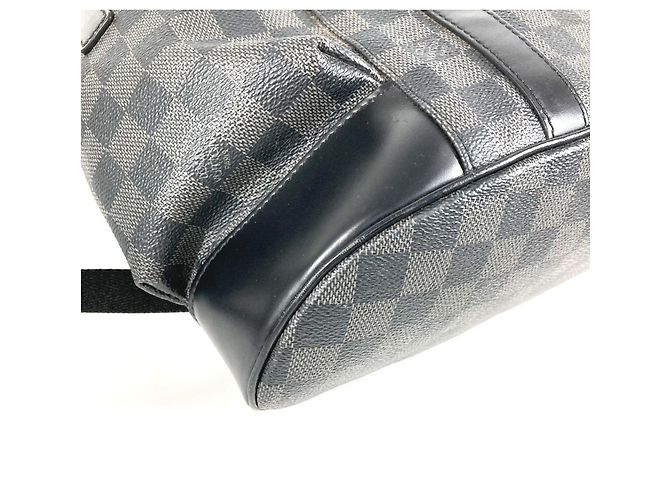Louis Vuitton Damier Graphite Christopher MM Rucksack Schwarz - Ansicht 7
