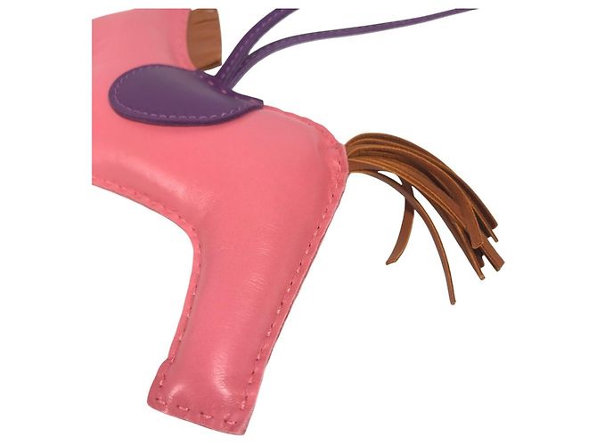 Portachiavi Rodeo GM di Hermès Rosa Porpora - vista 4