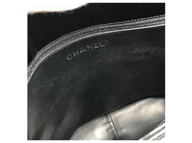Borsa Tote a Doppia Catena Matelassé Chanel Nero - vista 10