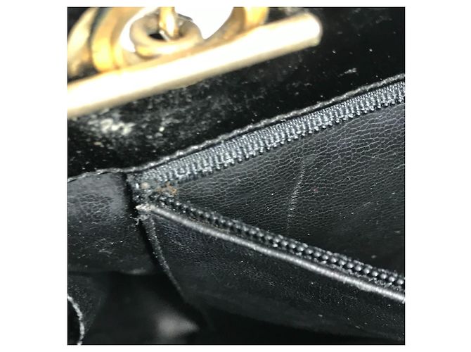 Borsa Tote a Doppia Catena Matelassé Chanel Nero - vista 12