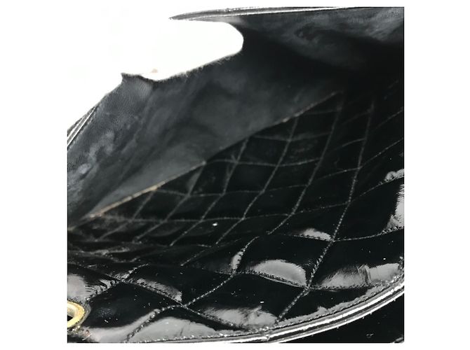 Borsa Tote a Doppia Catena Matelassé Chanel Nero - vista 15