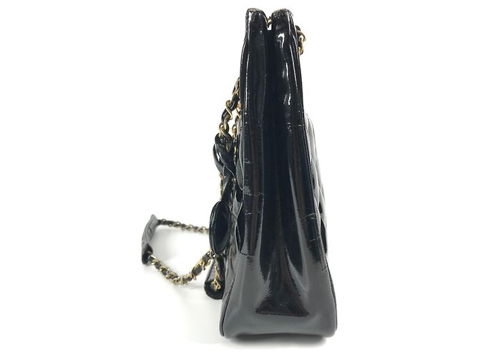 Borsa Tote a Doppia Catena Matelassé Chanel Nero - vista 4