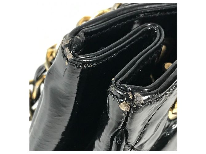 Borsa Tote a Doppia Catena Matelassé Chanel Nero - vista 9