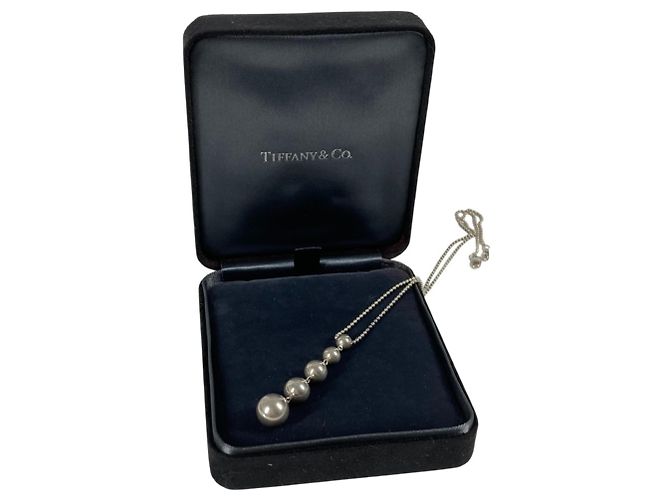 Tiffany & Co Collana 5 sfere Tiffany Hardware Argento - vista 12