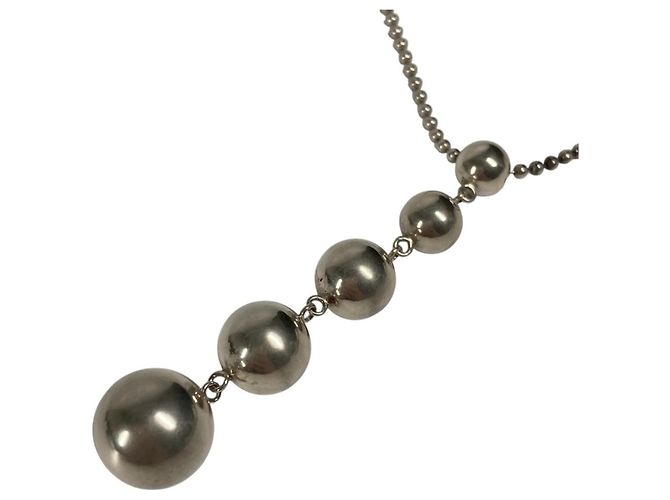 Tiffany & Co Collana 5 sfere Tiffany Hardware Argento - vista 3