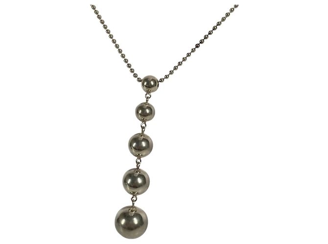 Tiffany & Co Collana 5 sfere Tiffany Hardware Argento - vista 7