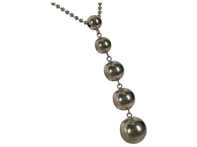 Tiffany & Co Collana 5 sfere Tiffany Hardware Argento - vista 9