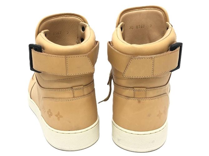 Sneakers alte con lacci Rivoli MS0167 di Louis Vuitton Beige - vista 4