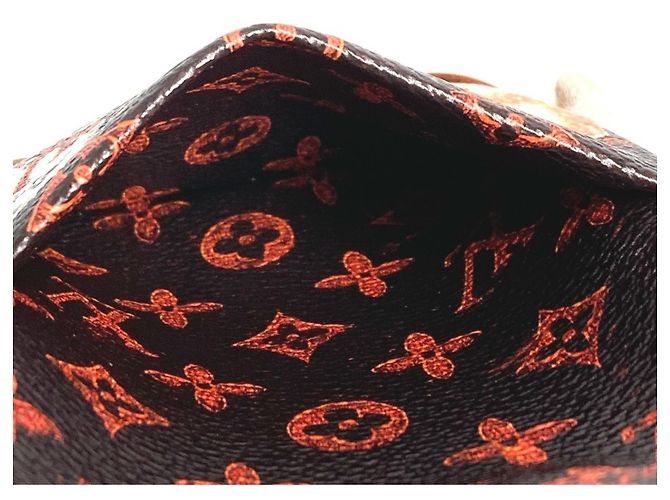 Borsa a Spalla Twin Pochette Cat Panam Monogramma Louis Vuitton Marrone Arancione - vista 11