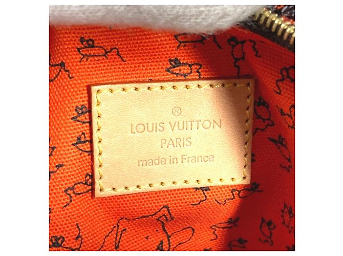 Borsa a Spalla Twin Pochette Cat Panam Monogramma Louis Vuitton Marrone Arancione - vista 12