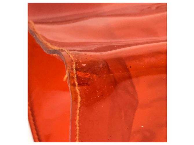 Hermès Orange Vinyl Kelly Tote Bag - Ansicht 11