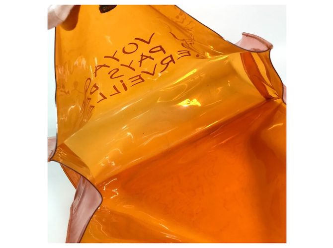 Hermès Orange Vinyl Kelly Tote Bag - Ansicht 12