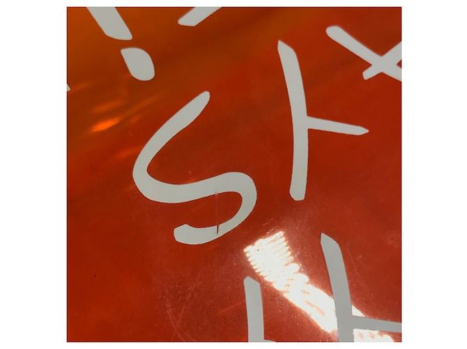 Hermès Orange Vinyl Kelly Tote Bag - Ansicht 14