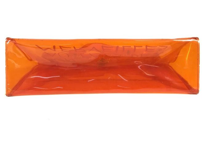 Hermès Orange Vinyl Kelly Tote Bag - Ansicht 5