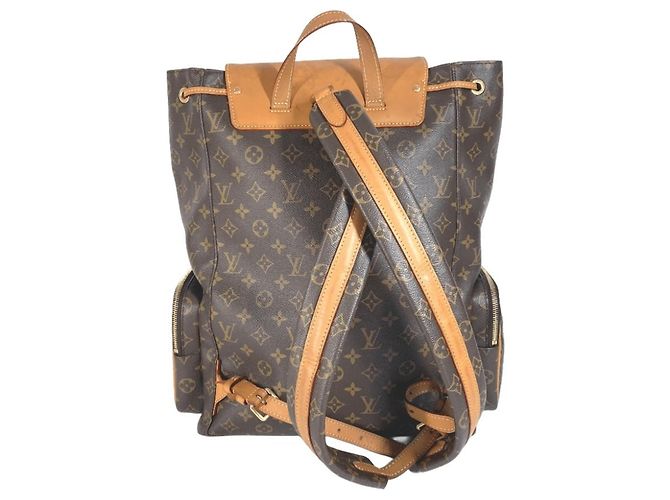 Zaino Trio Monogram Louis Vuitton Marrone Monogramma - vista 2