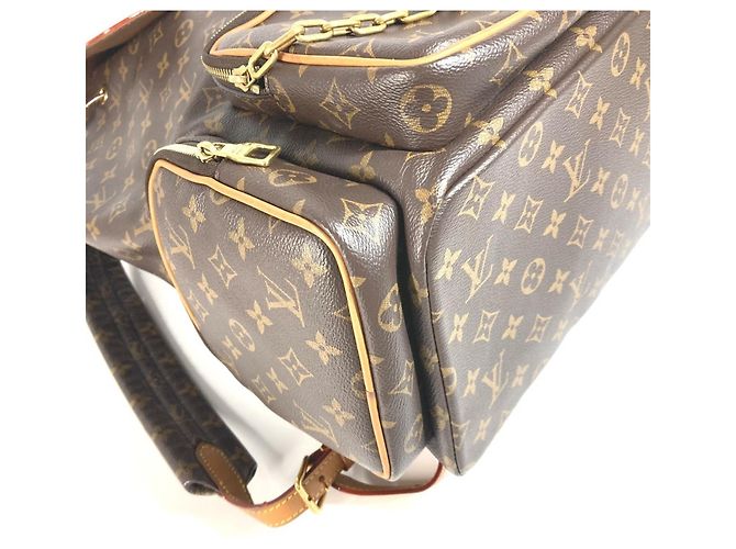 Zaino Trio Monogram Louis Vuitton Marrone Monogramma - vista 7