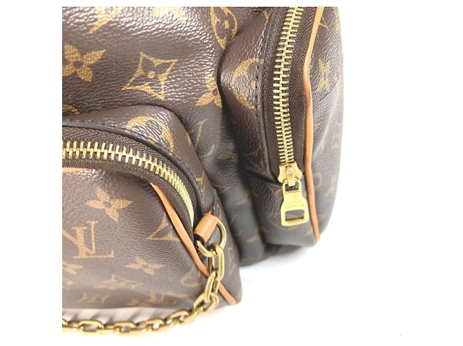 Zaino Trio Monogram Louis Vuitton Marrone Monogramma - vista 9