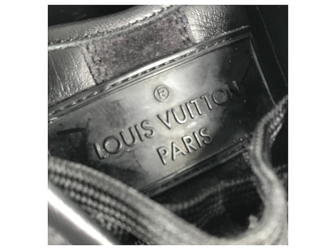 Sneakers Damier Graphite Louis Vuitton Nero Blu - vista 10