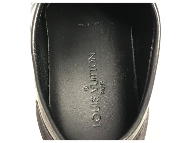 Sneakers Damier Graphite Louis Vuitton Nero Blu - vista 11