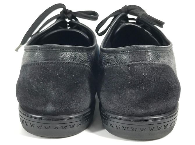 Sneakers Damier Graphite Louis Vuitton Nero Blu - vista 7