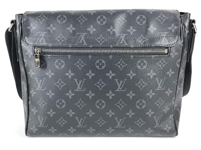 Borsa a Spalla District PM in Monogram Eclipse di Louis Vuitton Nero Monogramma - vista 2