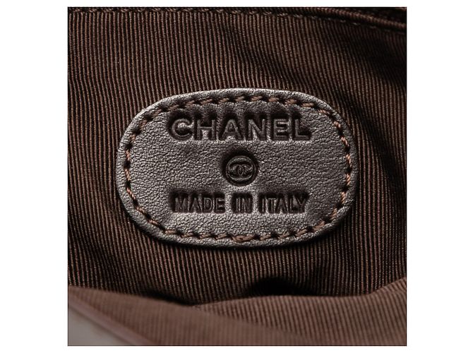 Chanel Rote Lammleder Umhängetasche Bordeaux - Ansicht 5
