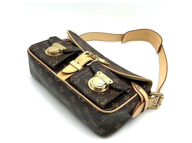 Borsa a Spalla Hudson PM Louis Vuitton Marrone Monogramma - vista 3