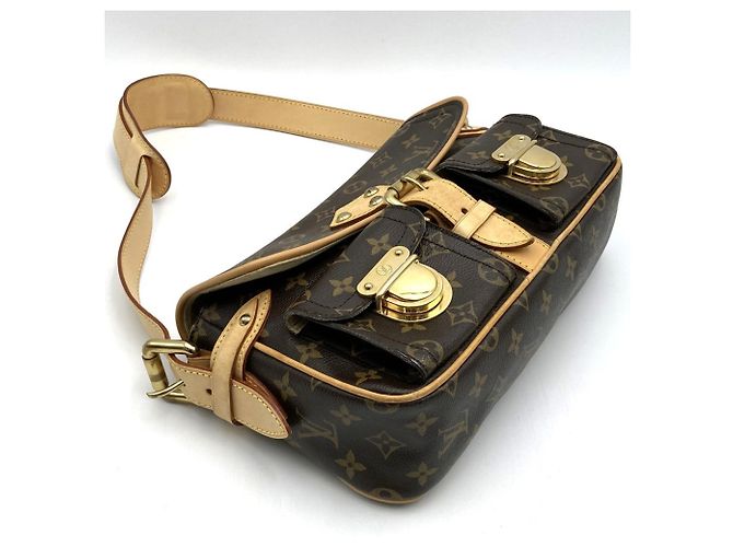 Borsa a Spalla Hudson PM Louis Vuitton Marrone Monogramma - vista 4