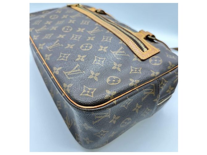 Borsa Tote/Spalla Cite GM Louis Vuitton M51181 Marrone Monogramma - vista 4