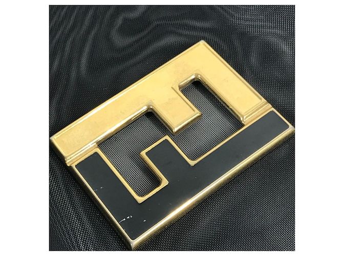 Fendi FF Logo Netz-Tote-Bag Schwarz - Ansicht 7