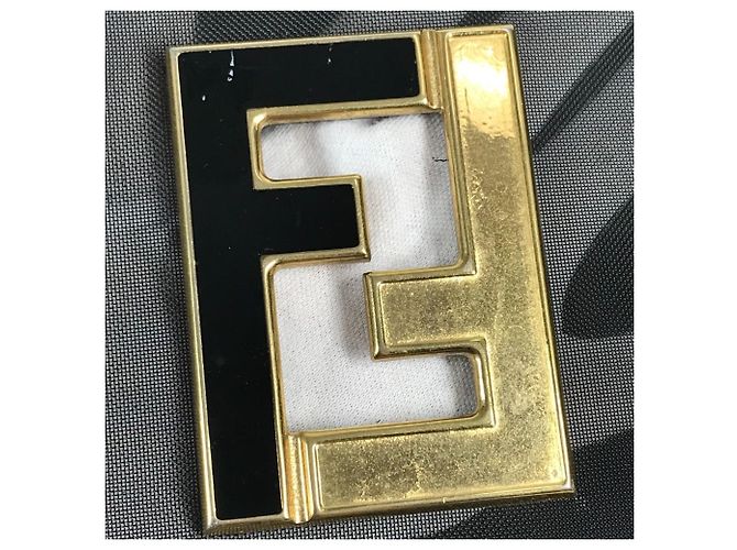 Fendi FF Logo Netz-Tote-Bag Schwarz - Ansicht 8