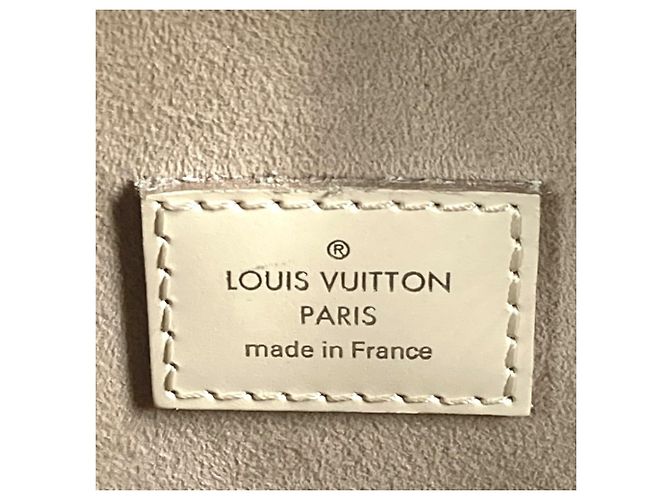 Borsa Tote Louis Vuitton Epi Pont Neuf PM Bianco Bianco sporco - vista 13