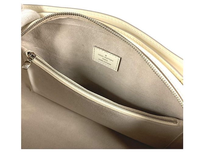 Borsa Tote Louis Vuitton Epi Pont Neuf PM Bianco Bianco sporco - vista 14