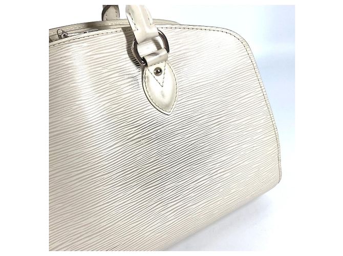 Borsa Tote Louis Vuitton Epi Pont Neuf PM Bianco Bianco sporco - vista 8
